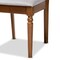 Baxton Studio Sadie Modern and Contemporary Grey Fabric and Walnut Brown Finished Wood 7-Piece Dining Set 176-10543-10893-Zoro - alternate 8